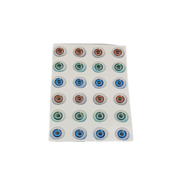 Yeux 3D mesurant 11 mm code 072D11