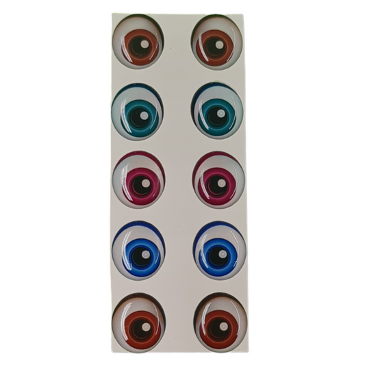 3D eyes measuring 20mm Code 074D20