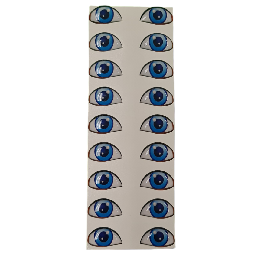 Yeux 3D mesurant 20 mm Code 077D20