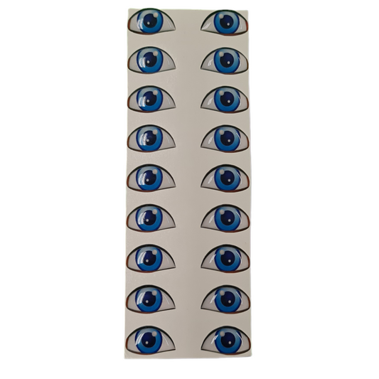 3D eyes measuring 20mm Code 077D20