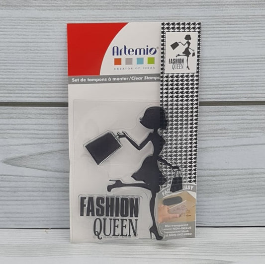 Artemio Fashion Queen Silicone Stamp