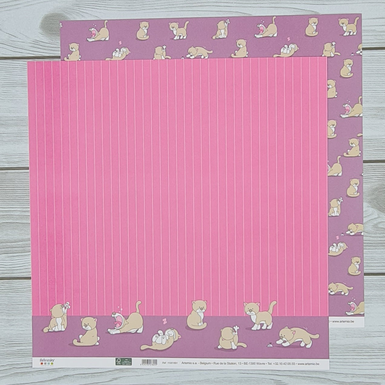 Petit Nana Kats Scrapbooking Sheet