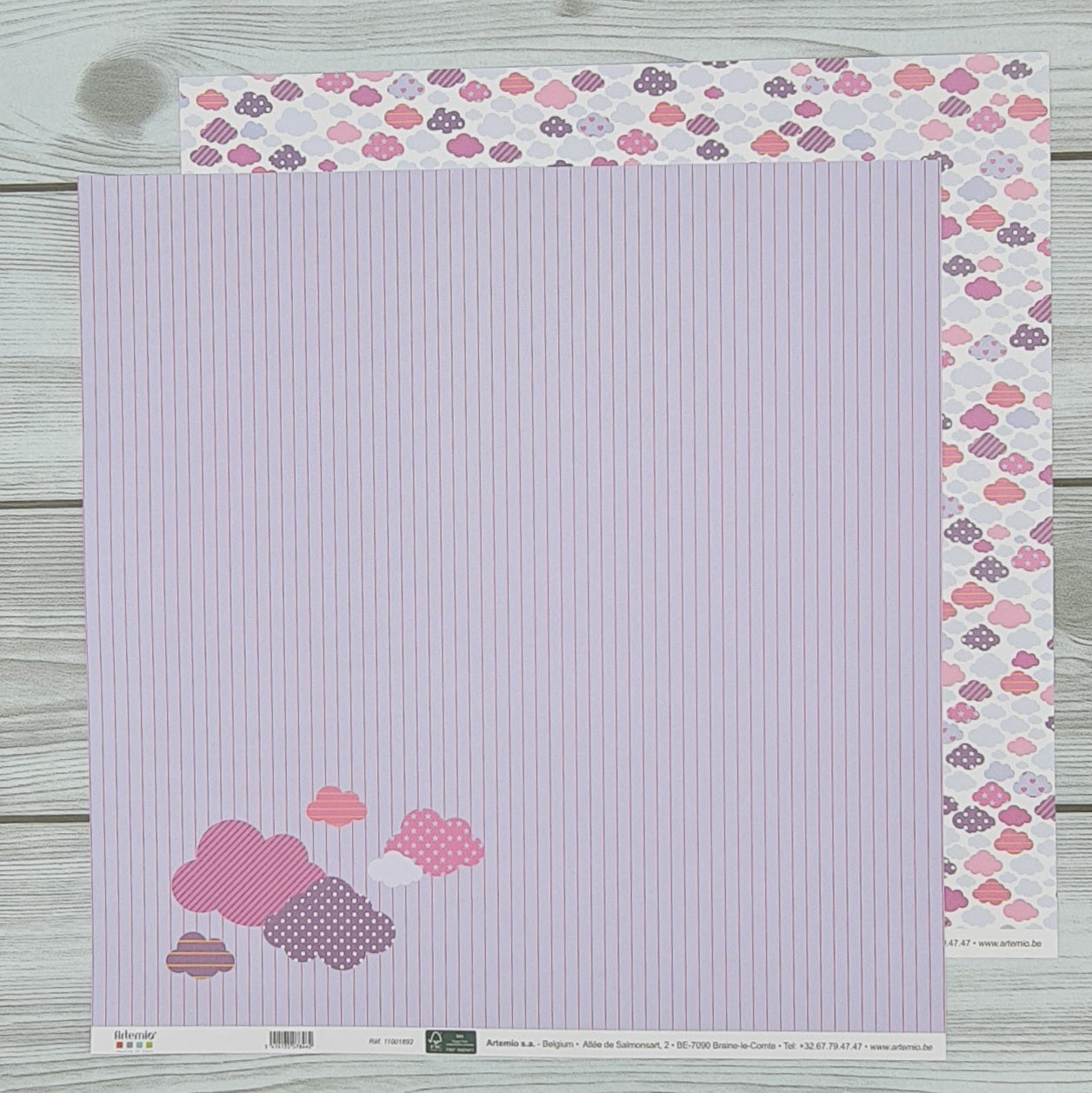 Petit Nana Clouds Scrapbooking Sheet