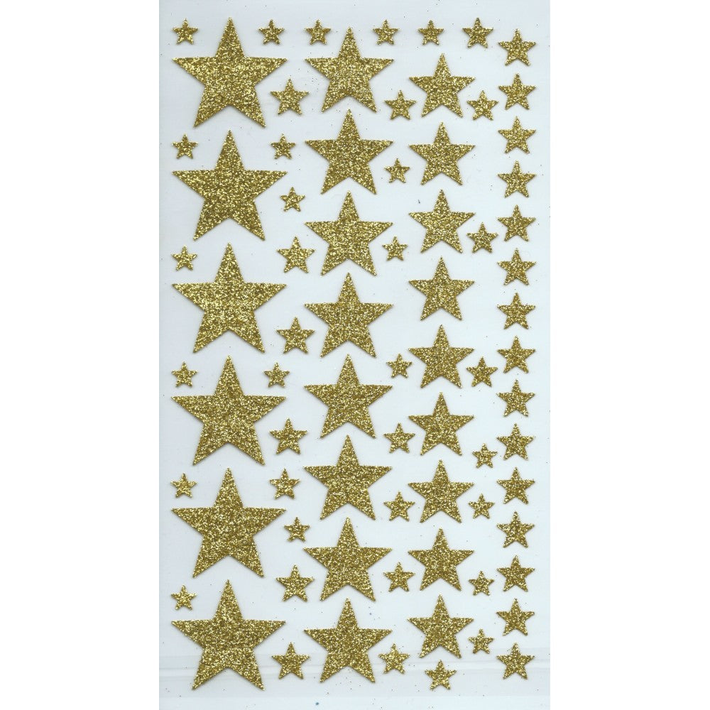 Stickers Stars Gold Glitter Artemio Code 11004501