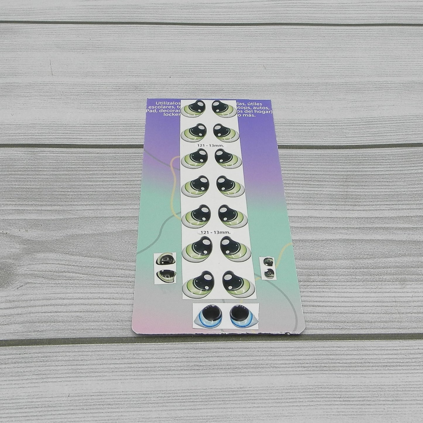 3D eyes measuring 13mm code 121D13