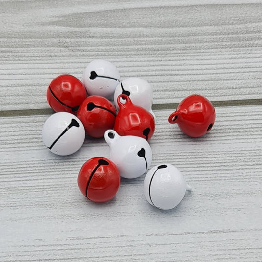 White/Red bells 1.3cm