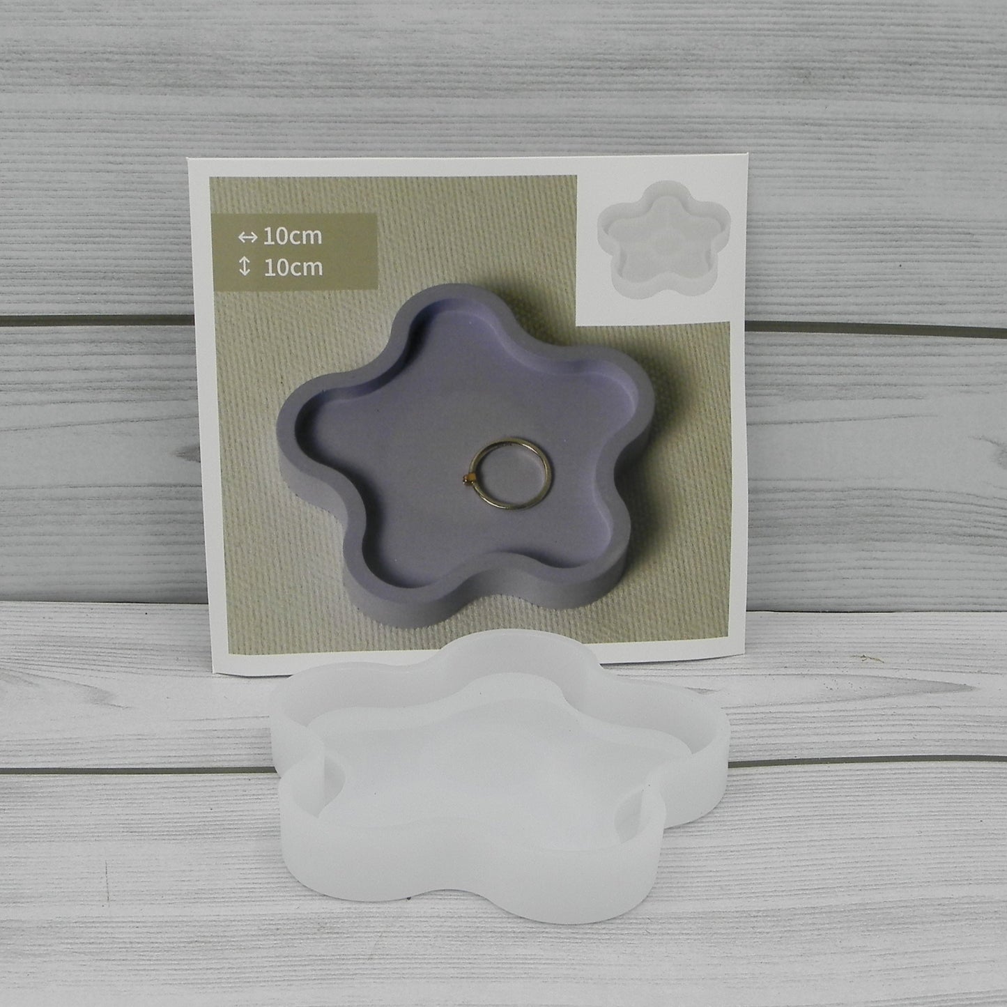 Stampo in Silicone Fiore Piatto Artemio