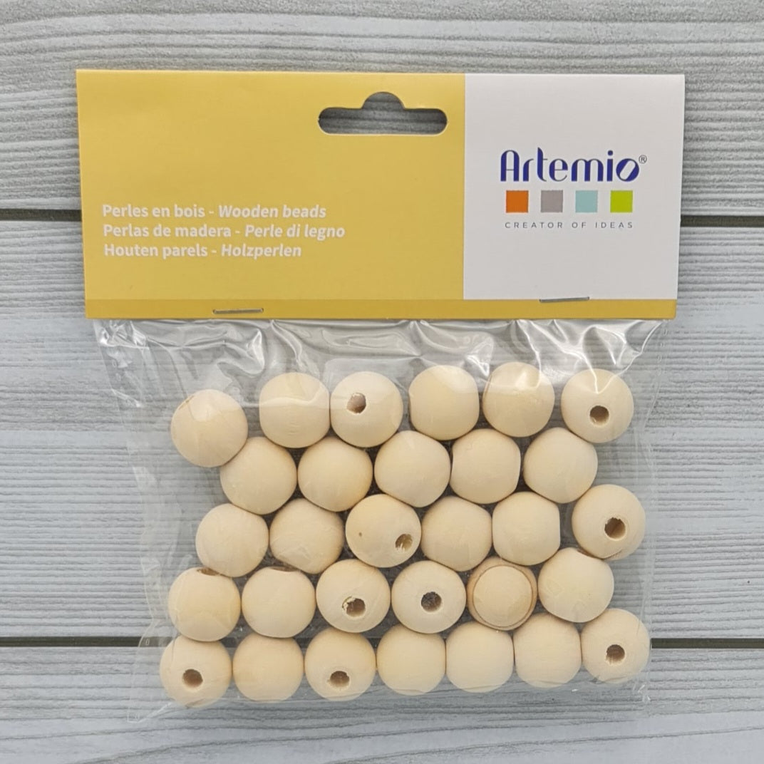 Wooden Spheres 20mm Artemio Code 14001691