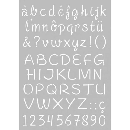 Artemio Alphabet Stencil Code 15050027