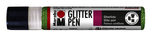 Glitter Pen Marabu 25ml Colore 561 Kiwi