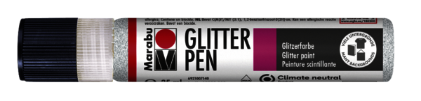 Glitter Pen Marabu 25ml Color 570 White