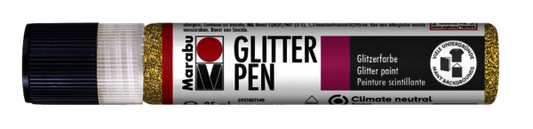 Glitter Pen Marabu 25ml Colore 584 Oro