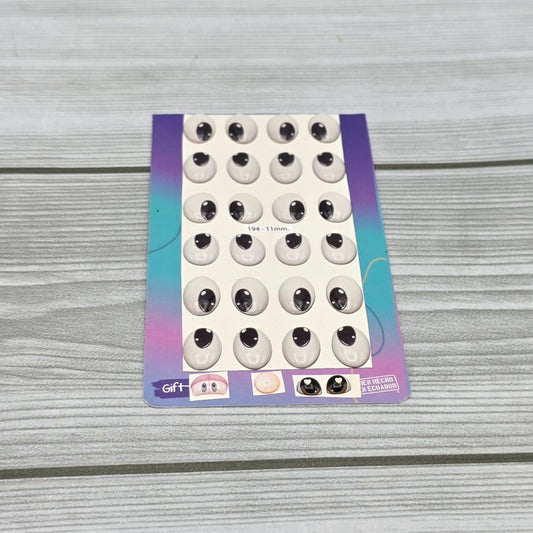 Occhi 3D misura 11mm Mod. 194