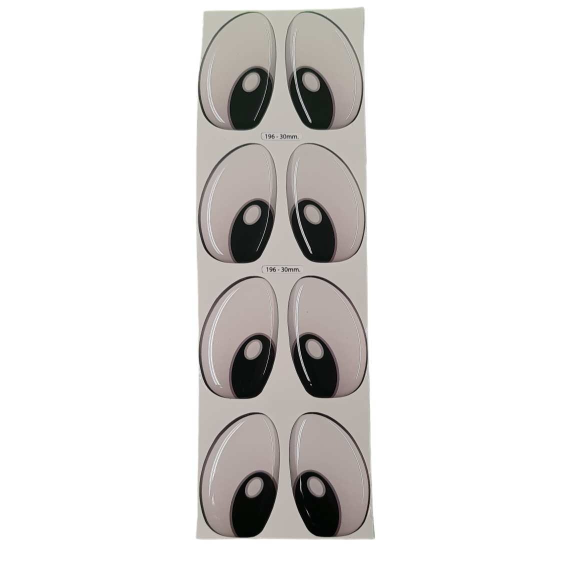 3D eyes measuring 30mm Code 196D30