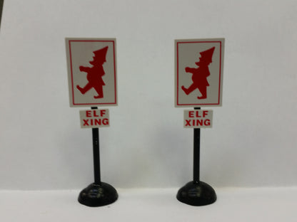 Miniatura Lemax Elf Crossing Sign