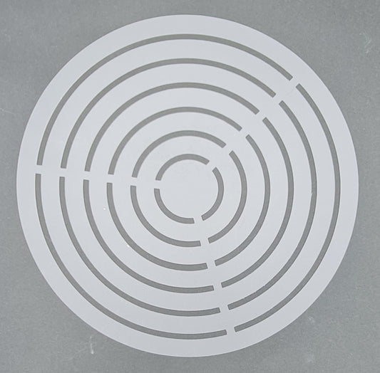 Polypropylene Stencil for Circles