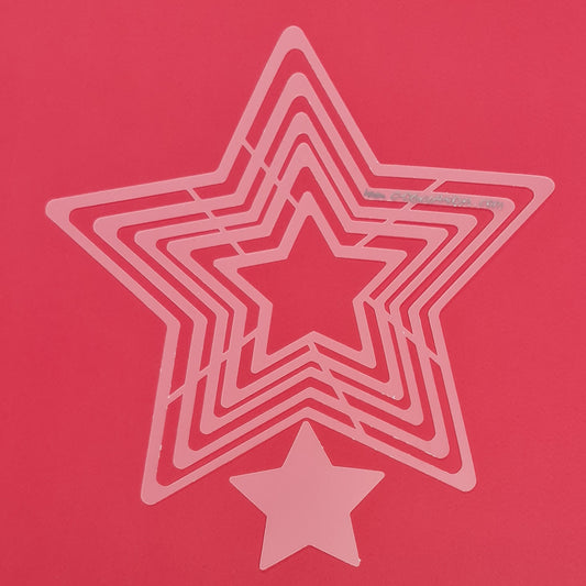 Polypropylene stencil for Star