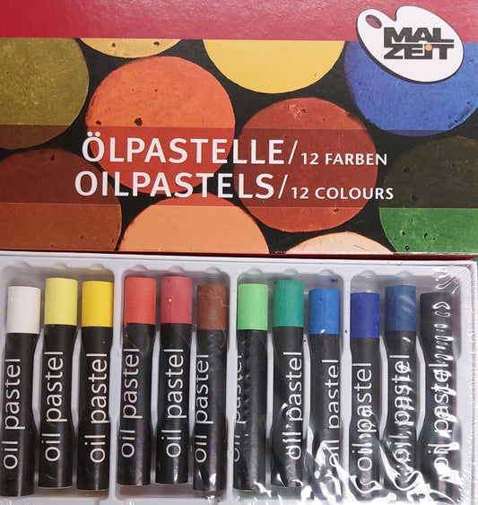 Oil pastels pack of 12 pieces