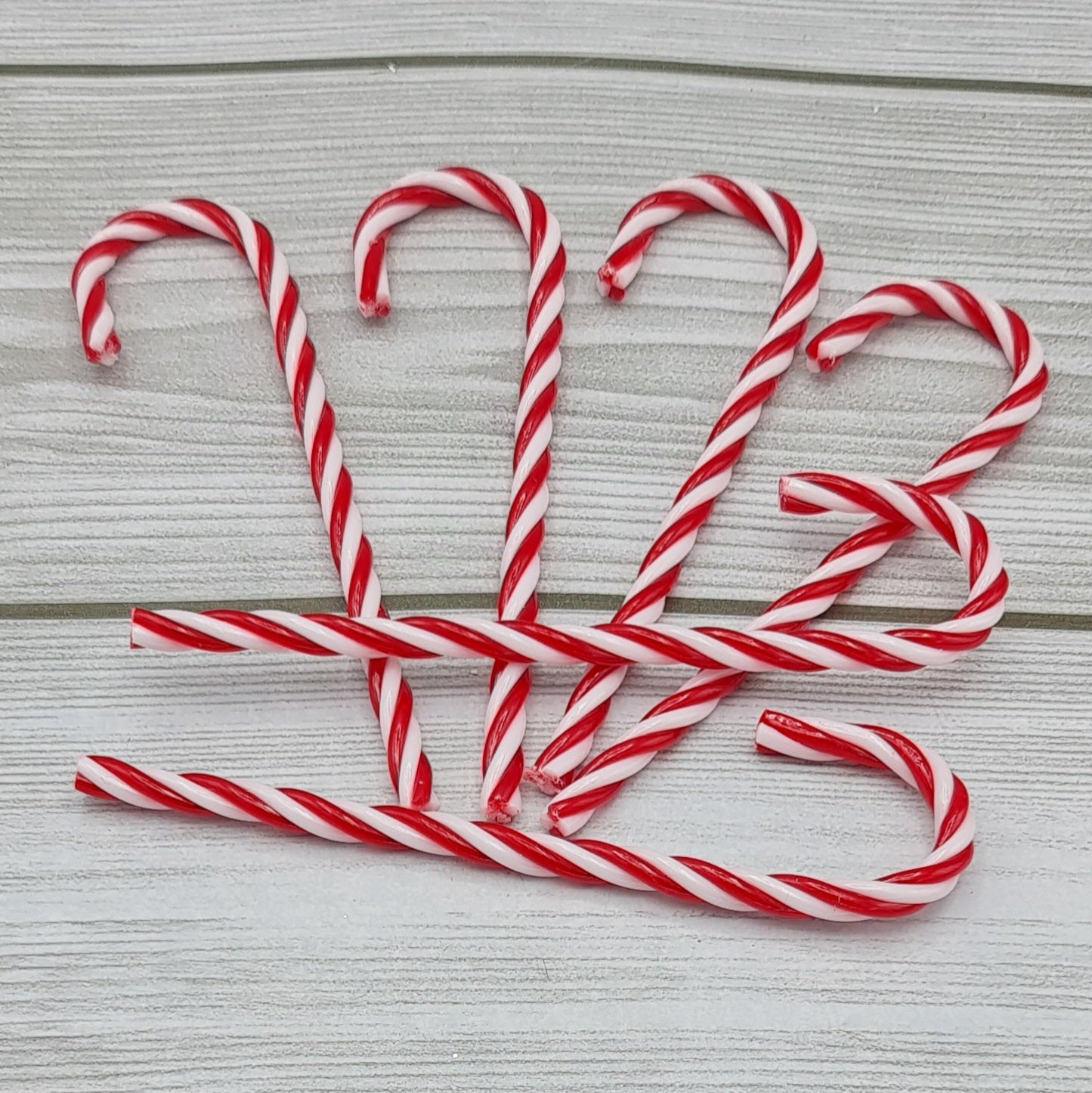 Resin Candy Canes 13cm 6pcs