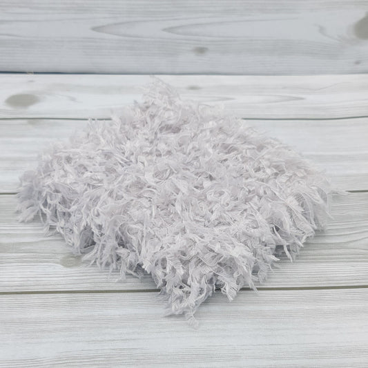 Pearl Gray Feather Fabric