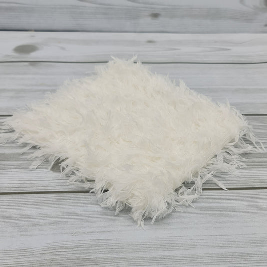 White feather fabric