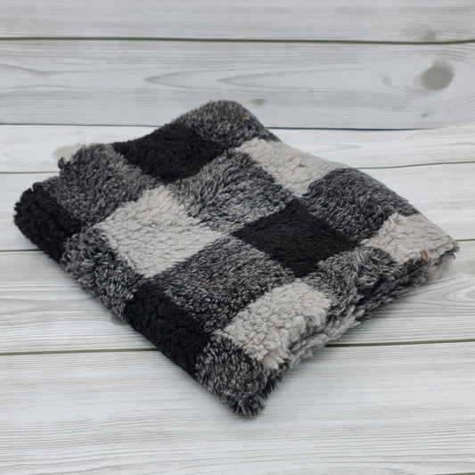 Gray Scottish Fleece Fabric code Te18240-1G