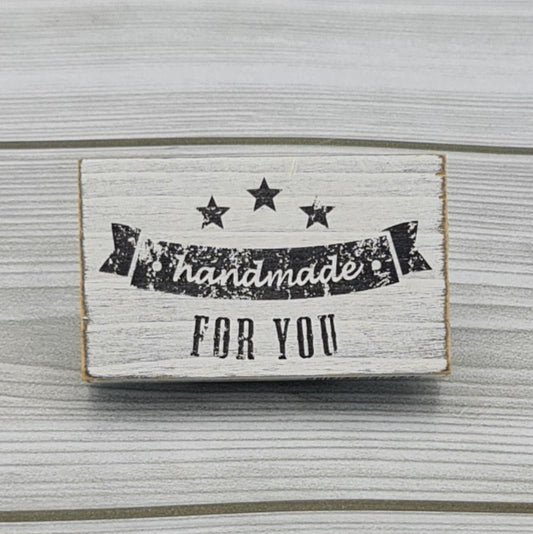 Artemio Hand Made For You Wooden Stamp