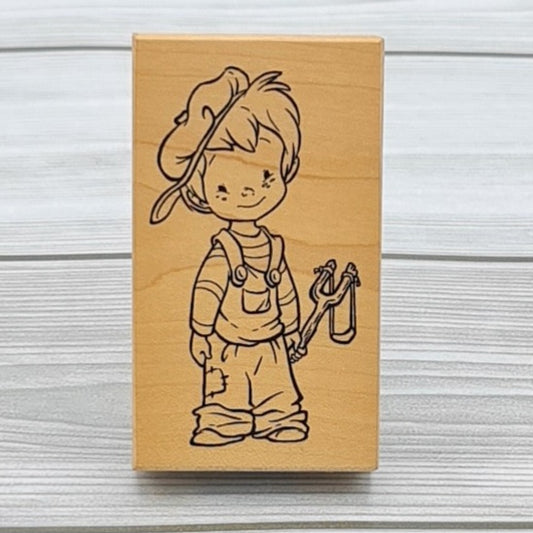 Baby wooden stamp