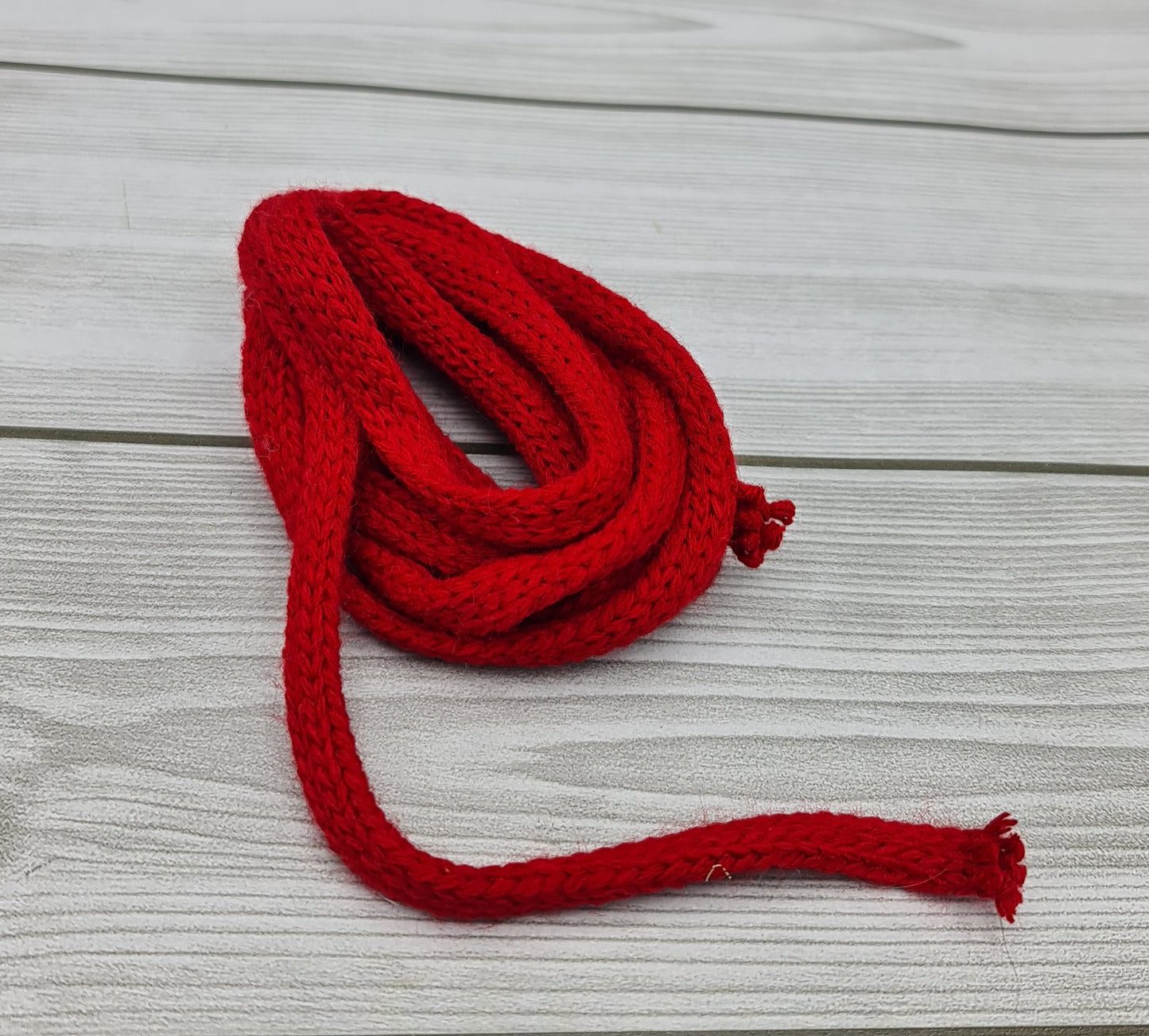 Red Wool Knitwear 1cm long 2m