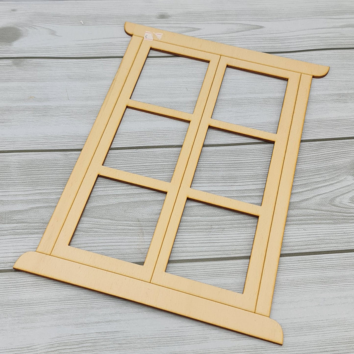 Large wooden window