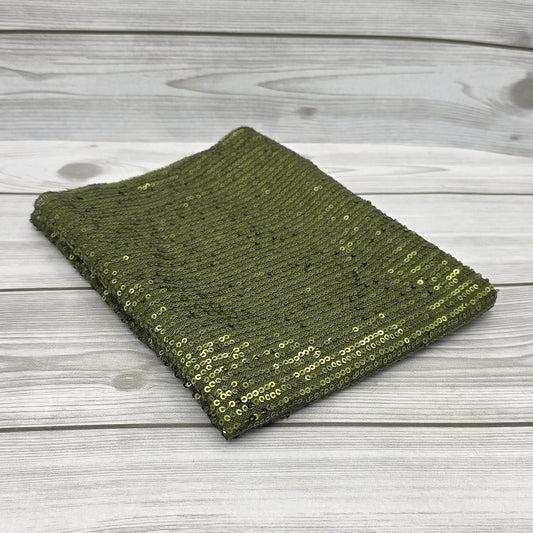 Tessuto il Pajettino Verde I Nastri di Mirta