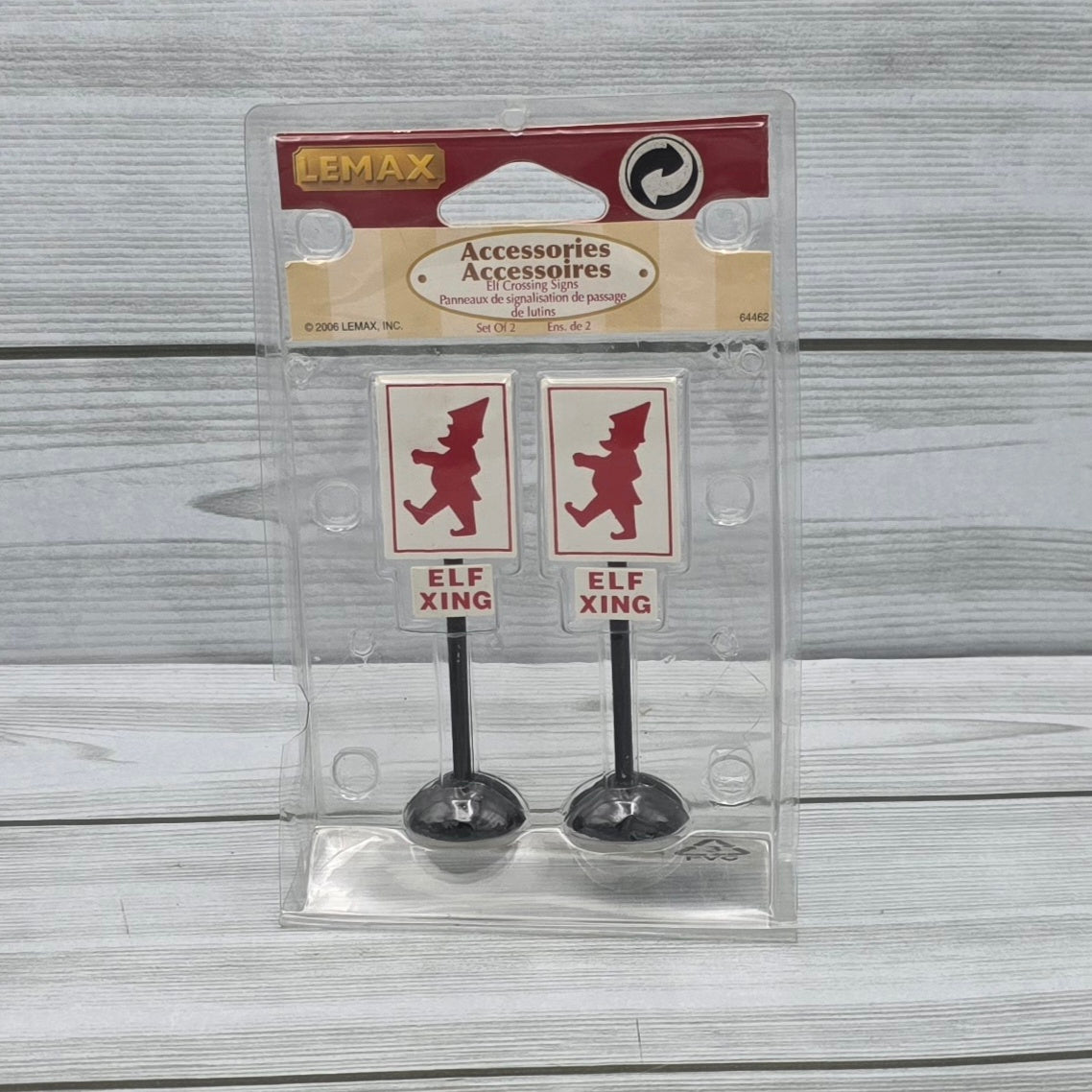 Miniatura Lemax Elf Crossing Sign