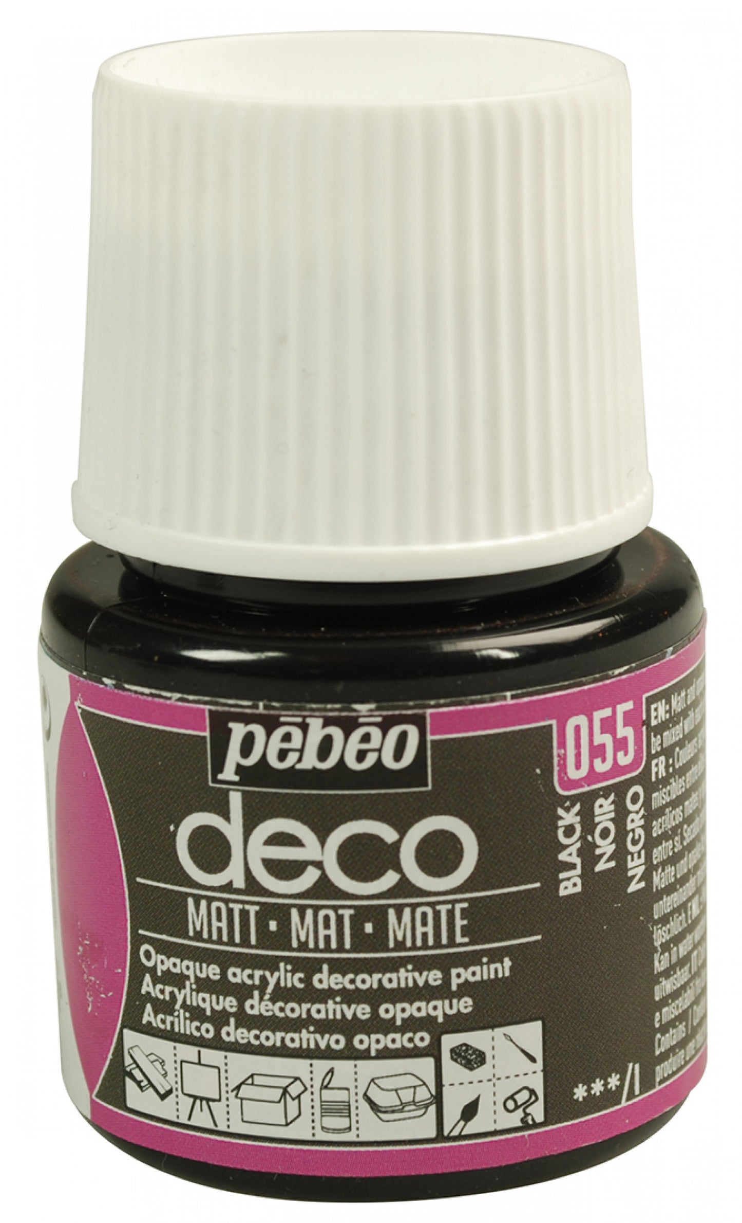 Decò Mat 45ml Noir col. 55