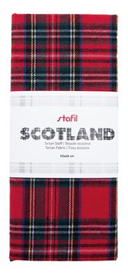 Code de tissu rouge d'Écosse 240163-02