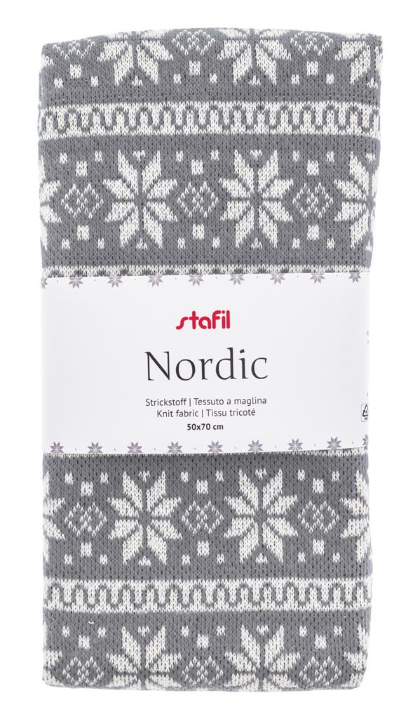 Tessuto Nordic Grigio/Bianco Stafil