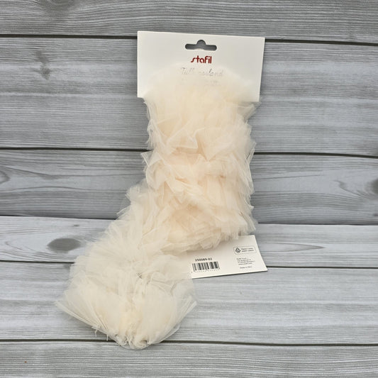 Tulle Garland Crema Stafil
