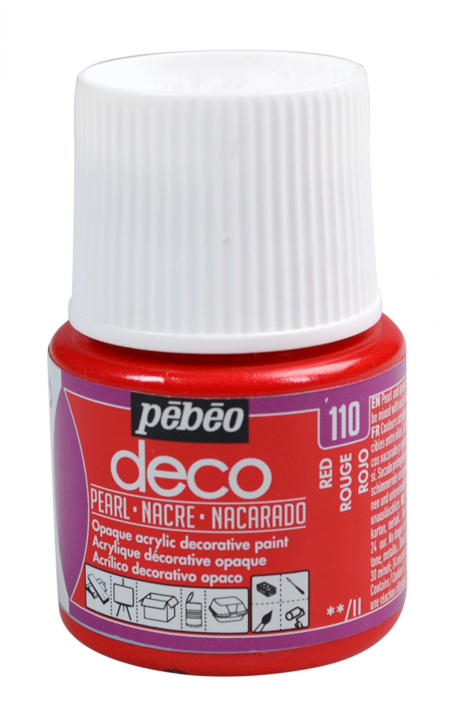 Decò Mother of Pearl 45ml Red col. 110