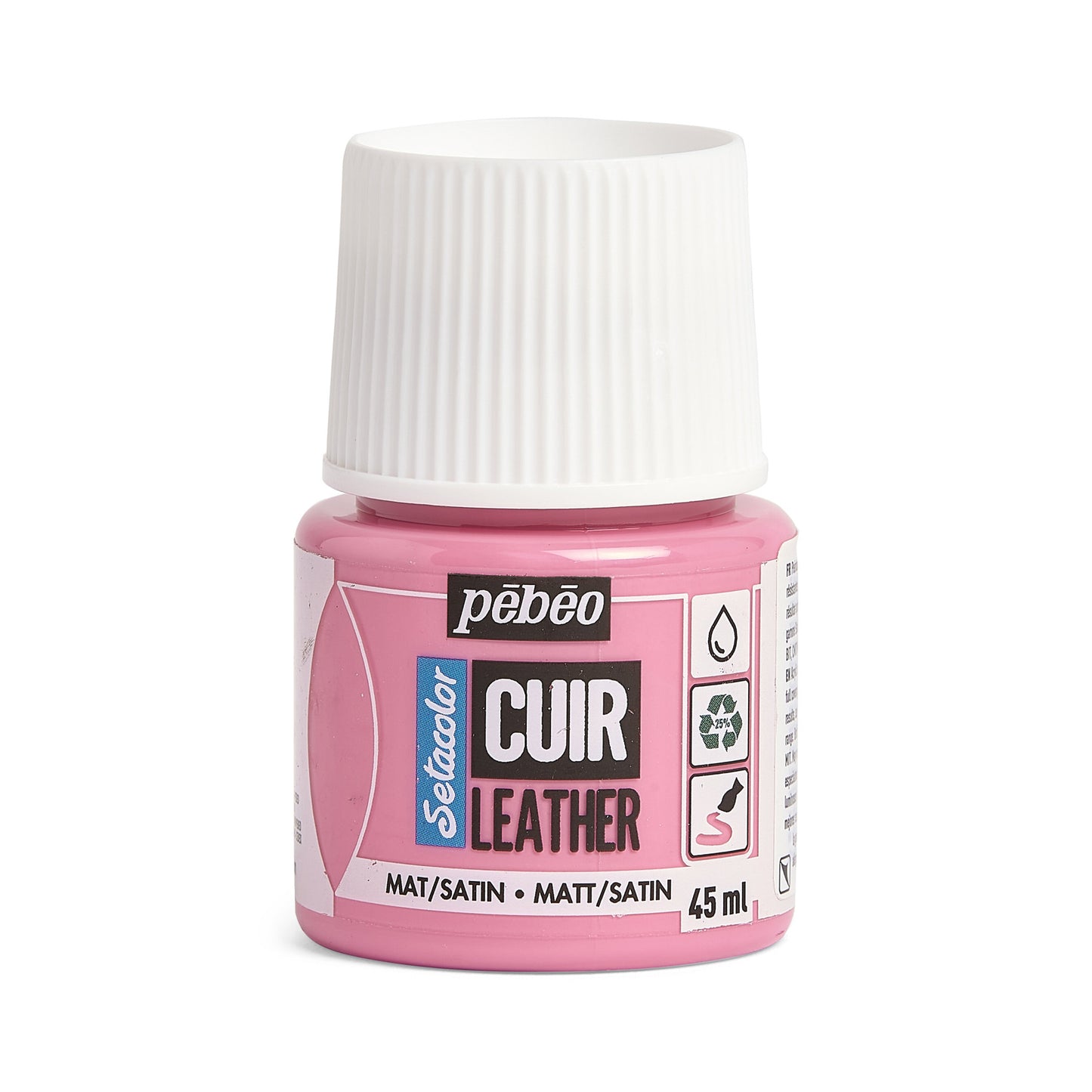 Setacolor Pebeo Leather Col. Pink Candy 608