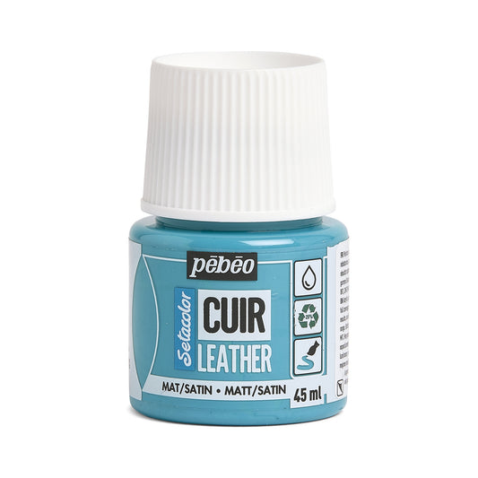 Setacolor Pebeo Leather Col. Turquoise Blue 613