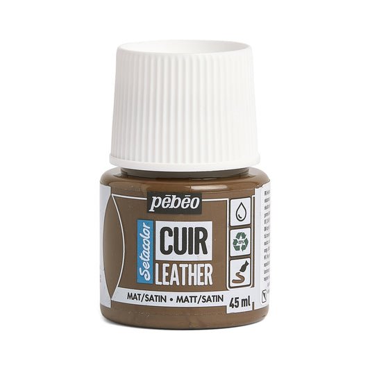 Setacolor Pebeo Leather Col. Brown Expr. 618