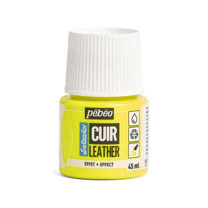 Setacolor Pebeo Leather Col. Fluo Yellow 647