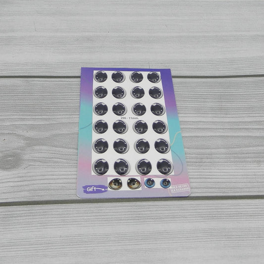 3D eyes measuring 11mm code 136D11