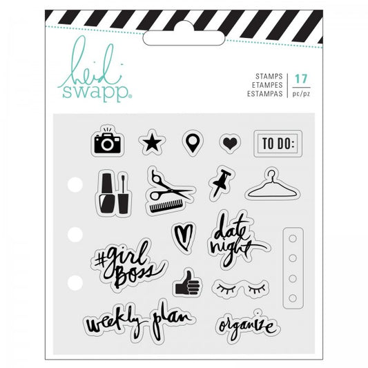 Haidi Swapp memory planner silicone stamp