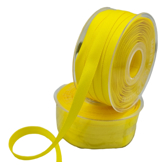 Double Satin Yellow Ribbon 10mm Code 3809XP25