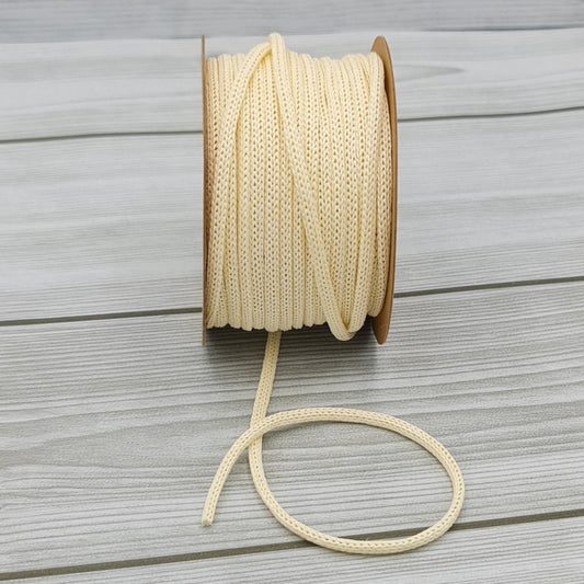 Papery Cord Ribbon 4mm Milk Color (Low)