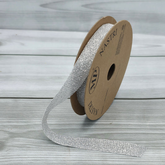 Nastro Milo Argento 15mm Gogolandia