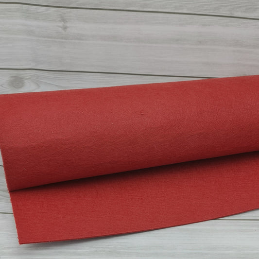 Synthetic Felt 3mm Red col. 12