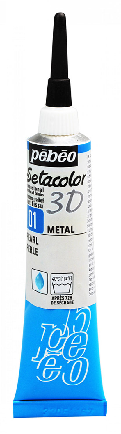 Setacolor 3D Metal Col. 01 Pearl