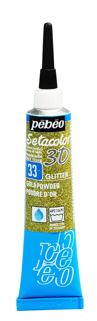 Setacolor 3D Glitter Col. 33 Gold Dust