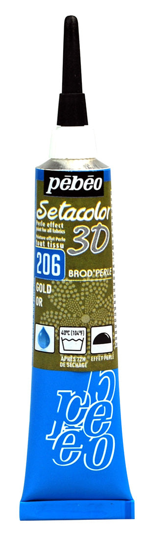 Setacolor 3D Brod'Perle Col. 206 Gold
